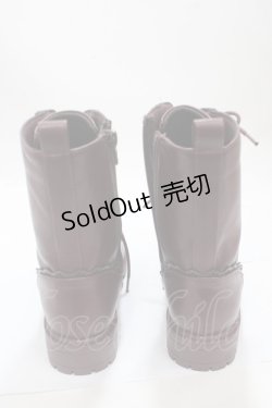 画像3: axes femme / ナポレオンレースアップブーツ M ワイン Y-25-04-17-124-AX-SH-SZ-ZY