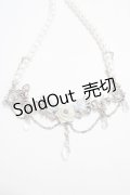 axes femme / ローズ×パールネックレス  シルバー Y-25-04-17-021-AX-AC-SZ-ZY
