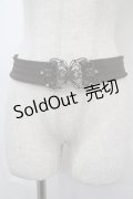 axes femme / 蝶ｘ薔薇バックルベルト  ブラウン Y-25-04-17-024-AX-AC-SZ-ZY