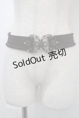 axes femme / 蝶ｘ薔薇バックルベルト  ブラウン Y-25-04-17-024-AX-AC-SZ-ZY
