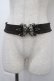 画像1: axes femme / 蝶ｘ薔薇バックルベルト  ブラウン Y-25-04-17-024-AX-AC-SZ-ZY (1)