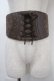画像1: axes femme / レースアップコルセットベルト  茶 Y-25-04-17-025-AX-ZA-SZ-ZY (1)