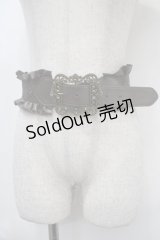 axes femme / クラシカルバックルゴムベルト  茶 Y-25-04-17-026-AX-ZA-SZ-ZY