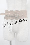 axes femme / パンチングバックルベルト  ベージュ Y-25-04-17-029-AX-ZA-SZ-ZY
