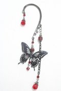 Rose＆Cross / バタフライイヤーフック  赤 Y-25-04-17-003-PU-AC-SZ-ZY