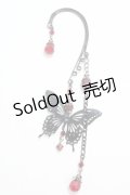 Rose＆Cross / バタフライイヤーフック  赤 Y-25-04-17-003-PU-AC-SZ-ZY