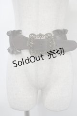 axes femme / クラシカルバックルゴムベルト  茶 Y-25-04-17-030-AX-ZA-SZ-ZY