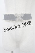 axes femme / 蝶バックル雑材ベルト  シルバー Y-25-04-17-032-AX-ZA-SZ-ZY