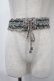 画像1: axes femme / レースアップゴムベルト  グレー Y-25-04-17-033-AX-ZA-SZ-ZT150-F002 (1)