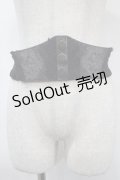 axes femme / コルセット風ゴムベルト  黒 Y-25-04-17-037-AX-ZA-SZ-ZY