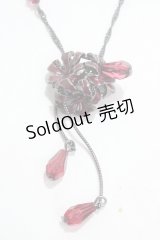 axes femme / 彼岸花モチーフネックレス  アンティークシルバー Y-25-04-17-005-AX-AC-SZ-ZY