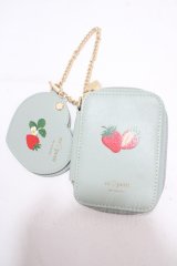 ｍ petit by misako / ミラー付ポーチ  淡緑 Y-25-04-17-044-LO-ZA-SZ-ZT0509