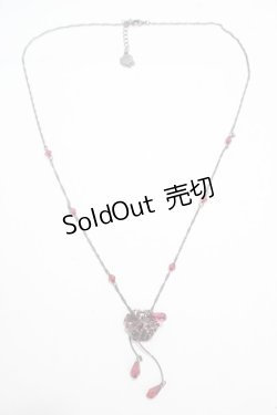 画像2: axes femme / 彼岸花モチーフネックレス  アンティークシルバー Y-25-04-17-005-AX-AC-SZ-ZY