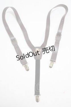 画像1: axes femme / G額縁バックルサスペンダー  ブラウン Y-25-04-17-050-AX-BL-SZ-ZY