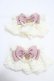 画像1: axes femme kawaii / レーシーお袖留め  生成り Y-25-04-17-053-AX-ZA-SZ-ZY (1)