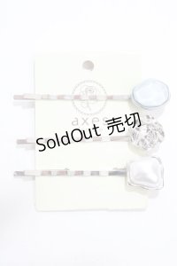 axes femme / フェミニンヘアピンSET  シルバー Y-25-04-17-006-AX-AC-SZ-ZY