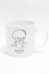 axes femme / オリジナルマグカップ  白 Y-25-04-17-057-AX-ZA-SZ-ZY