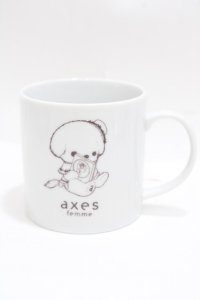 axes femme / オリジナルマグカップ  白 Y-25-04-17-057-AX-ZA-SZ-ZY