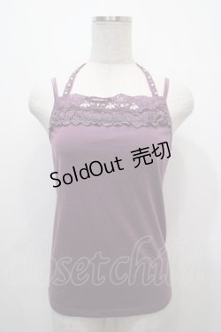画像1: axes femme / ストラップビジューキャミ M パープル Y-25-04-20-001-AX-TO-SZ-ZY