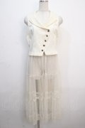 axes femme / 20th/ジャカードベスト F 生成り Y-25-04-20-067-AX-JA-SZ-ZY