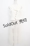 axes femme / 20th/ジャカードベスト F 生成り Y-25-04-20-067-AX-JA-SZ-ZI