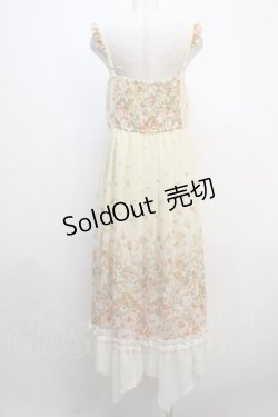 画像2: axes femme / 薔薇柄マキシワンピース M イエロー Y-25-04-20-071-AX-OP-SZ-ZI