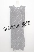 Ank Rouge / フラワーBackスピンドルワンピース M ブラック Y-25-04-20-087-CA-OP-SZ-ZS
