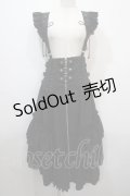 Ozz oneste / Dark Wizard ジャンパースカート  黒 Y-25-04-20-090-OO-OP-SZ-ZY