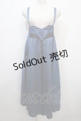 Ozz Croce / Beyond the sacred light ロングスカート  ブルー Y-25-04-20-091-OO-SK-SZ-ZY