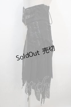 画像3: Ozz Croce / コルセットスカート  黒 Y-25-04-20-094-OO-SK-SZ-ZY