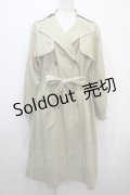 axes femme / バイカラーレーストレンチコート M グリーン Y-25-04-20-095-AX-CO-SZ-ZI
