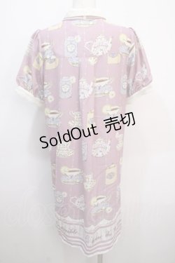 画像2: axes femme kawaii / ティータイムシャツワンピース M ピンク Y-25-04-20-097-AX-OP-SZ-ZY