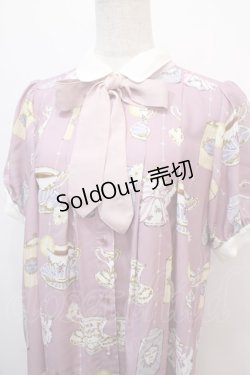 画像3: axes femme kawaii / ティータイムシャツワンピース M ピンク Y-25-04-20-097-AX-OP-SZ-ZY