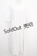 F i.n.t / 丸衿スモックシャツワンピース F オフホワイト Y-25-04-20-102-CA-OP-SZ-ZY