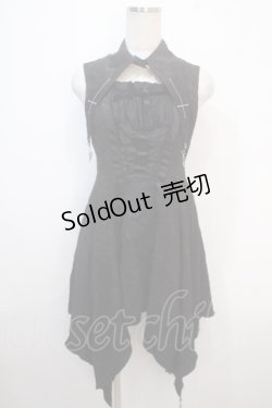 画像1: Hoshibako Works / Rozen Maiden x HoshibakoWorks　水銀燈ジャンパースカート  ジャガード×ブラック Y-25-04-20-107-LO-OP-SZ-ZY