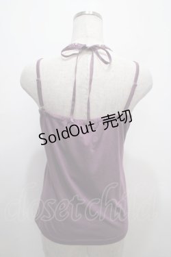 画像2: axes femme / ストラップビジューキャミ M パープル Y-25-04-20-001-AX-TO-SZ-ZY