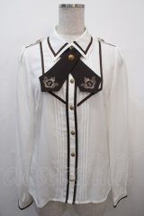Amavel / リバーシブルクロスタイブラウス F ブラウン Y-25-04-20-011-CA-BL-SZ-ZY