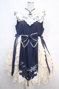 Doll Paradise / 燕刺繍中華ワンピース 1 紺 Y-25-04-20-108-LO-OP-SZ-ZY