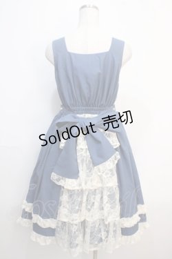 画像2: axes femme kawaii / オリビアジャンパースカート  ブルー Y-25-04-20-112-AX-OP-SZ-ZY