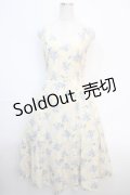 axes femme POETIQUE / フロレゾンロングワンピース  イエロー Y-25-04-20-115-AX-OP-SZ-ZY
