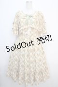 axes femme kawaii / クラシックローズワンピース  イエロー Y-25-04-20-116-AX-OP-SZ-ZY