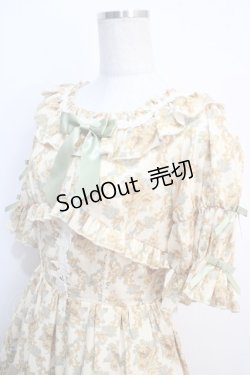 画像3: axes femme kawaii / クラシックローズワンピース  イエロー Y-25-04-20-116-AX-OP-SZ-ZY