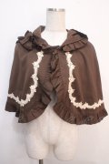 axes femme kawaii / 童話の小公女ケープ  ブラウン Y-25-04-20-120-AX-JA-SZ-ZY