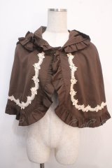 axes femme kawaii / 童話の小公女ケープ  ブラウン Y-25-04-20-120-AX-JA-SZ-ZY