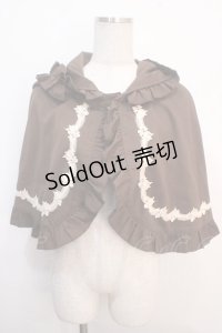 axes femme kawaii / 童話の小公女ケープ  ブラウン Y-25-04-20-120-AX-JA-SZ-ZI
