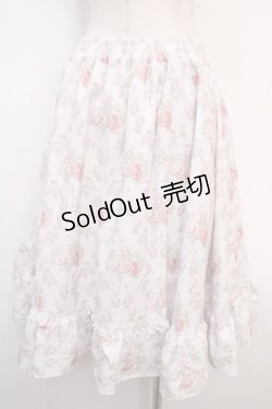 画像2: mellfy memory / Princess Rococo Rose lace スカート M/LONG ピンク Y-25-04-20-125-LO-SK-SZ-ZY