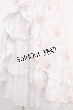 画像3: mellfy memory / Princess Rococo Rose lace スカート M/LONG ピンク Y-25-04-20-125-LO-SK-SZ-ZY
