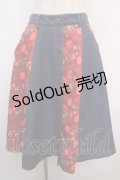 axes femme POETIQUE / コカコーラ切替スカート  赤 Y-25-04-20-130-AX-SK-SZ-ZI