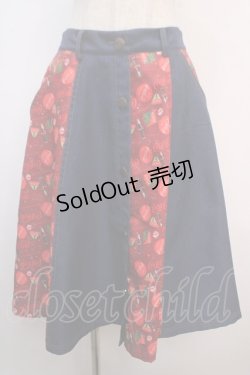 画像1: axes femme POETIQUE / コカコーラ切替スカート  赤 Y-25-04-20-130-AX-SK-SZ-ZI