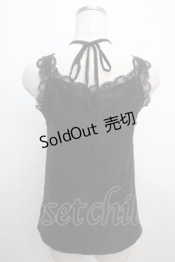 画像2: axes femme / 3WAY総レースタンクトップ F 黒 Y-25-04-20-003-AX-TO-SZ-ZY